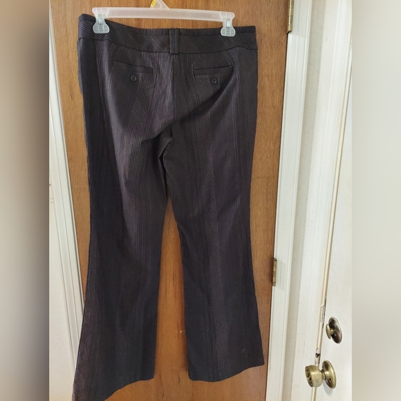 Xoxo pin stripe dress pants. Straight leg with shallow front pockets - Picture 2 of 3